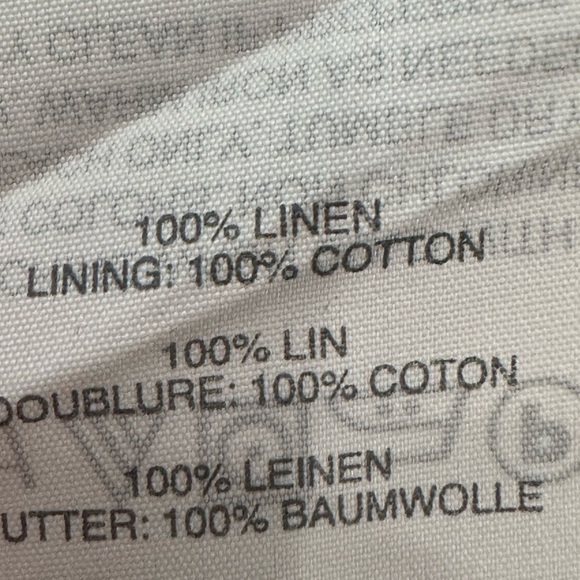 J. Crew Linen Skirt, Palm Tree Pattern, Size 10 - Picture 11 of 11